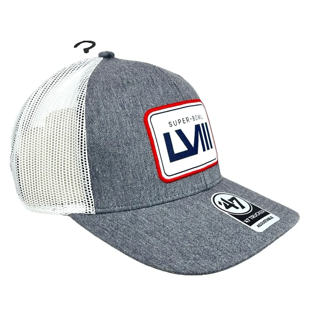 NFL‎ Super Bowl LVIII Trucker Mesh Back Snapback Hat Cap | Adjustable
